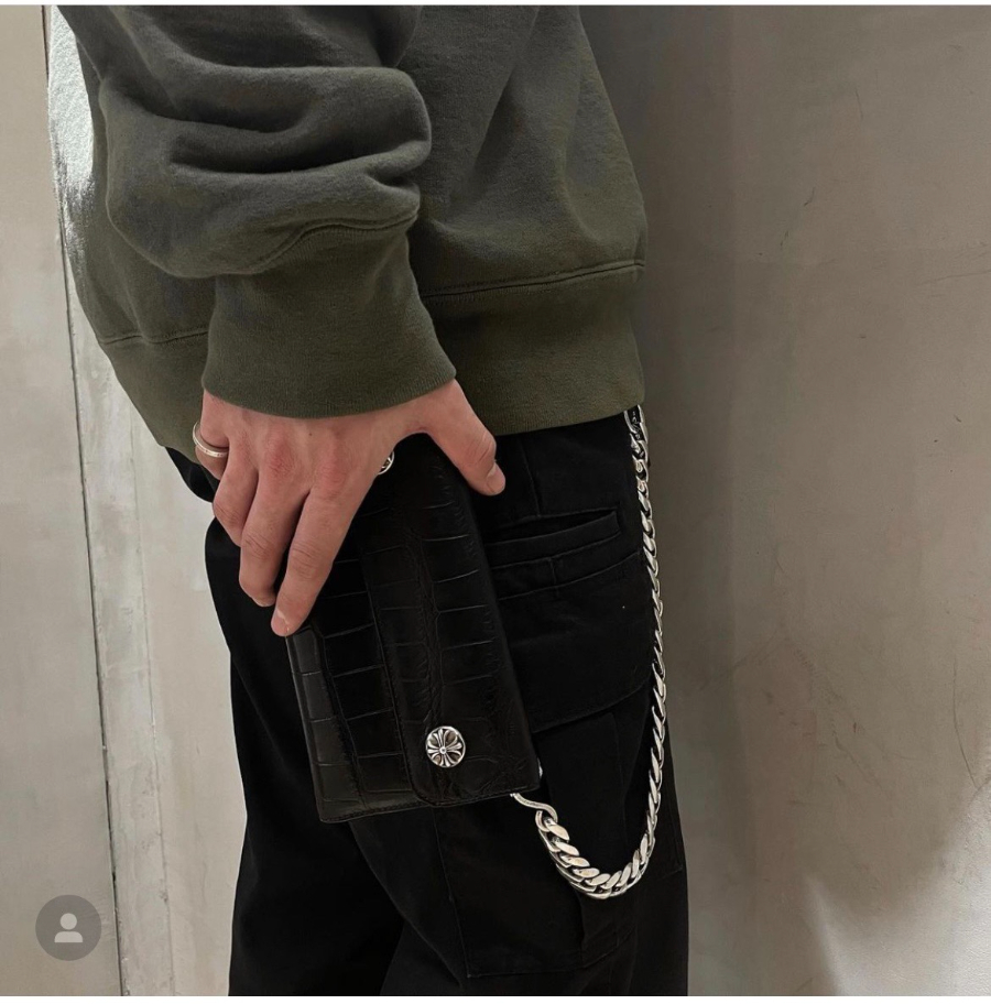 Chrome Hearts Crocodile Trifold Wallet 크롬하츠 크로커다일 트리폴드 장지갑 3
