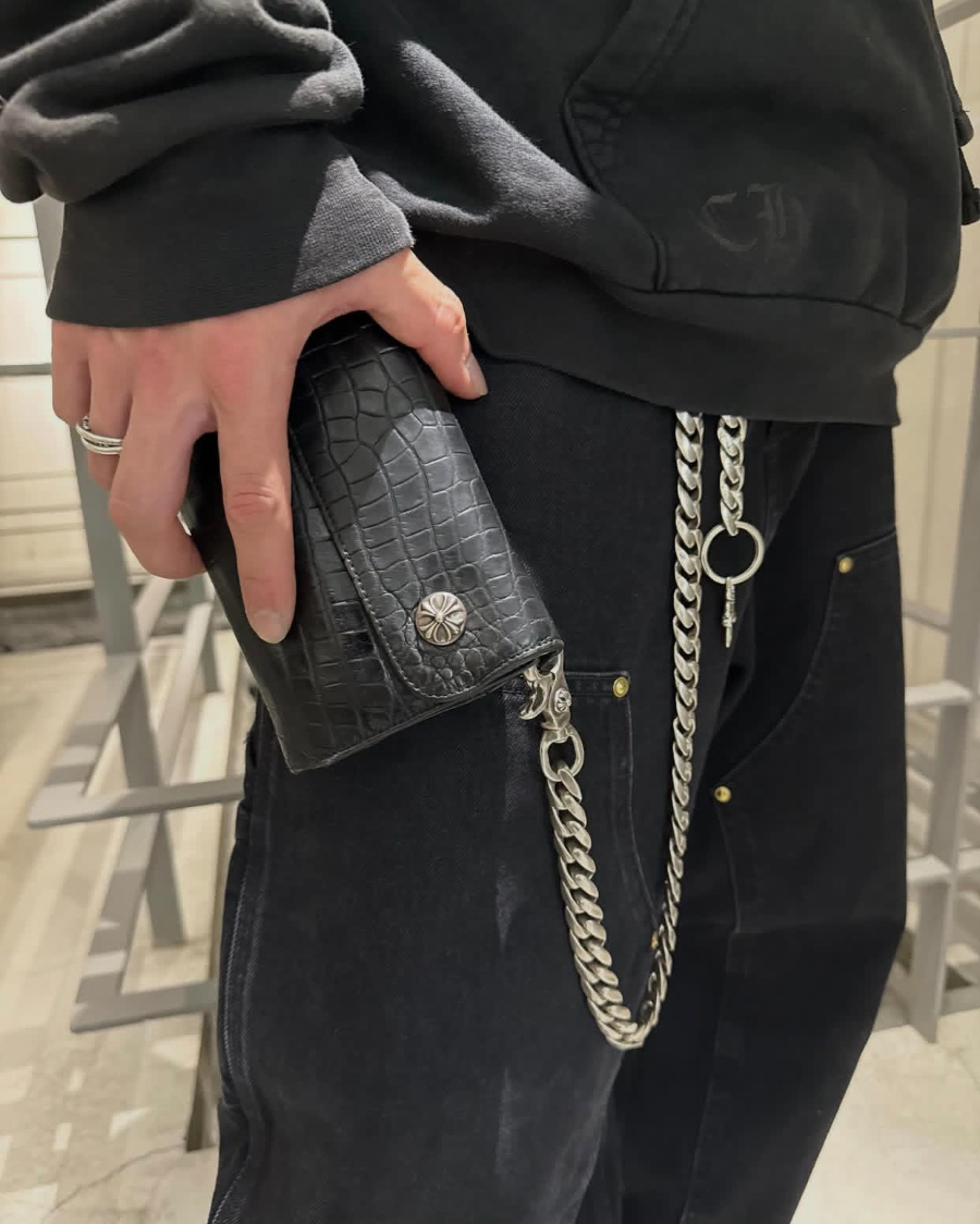 Chrome Hearts Crocodile Trifold Wallet 크롬하츠 크로커다일 트리폴드 장지갑 6