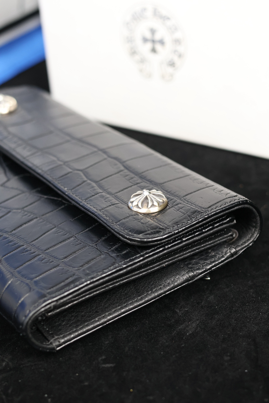 Chrome Hearts Crocodile Trifold Wallet 크롬하츠 크로커다일 트리폴드 장지갑 17