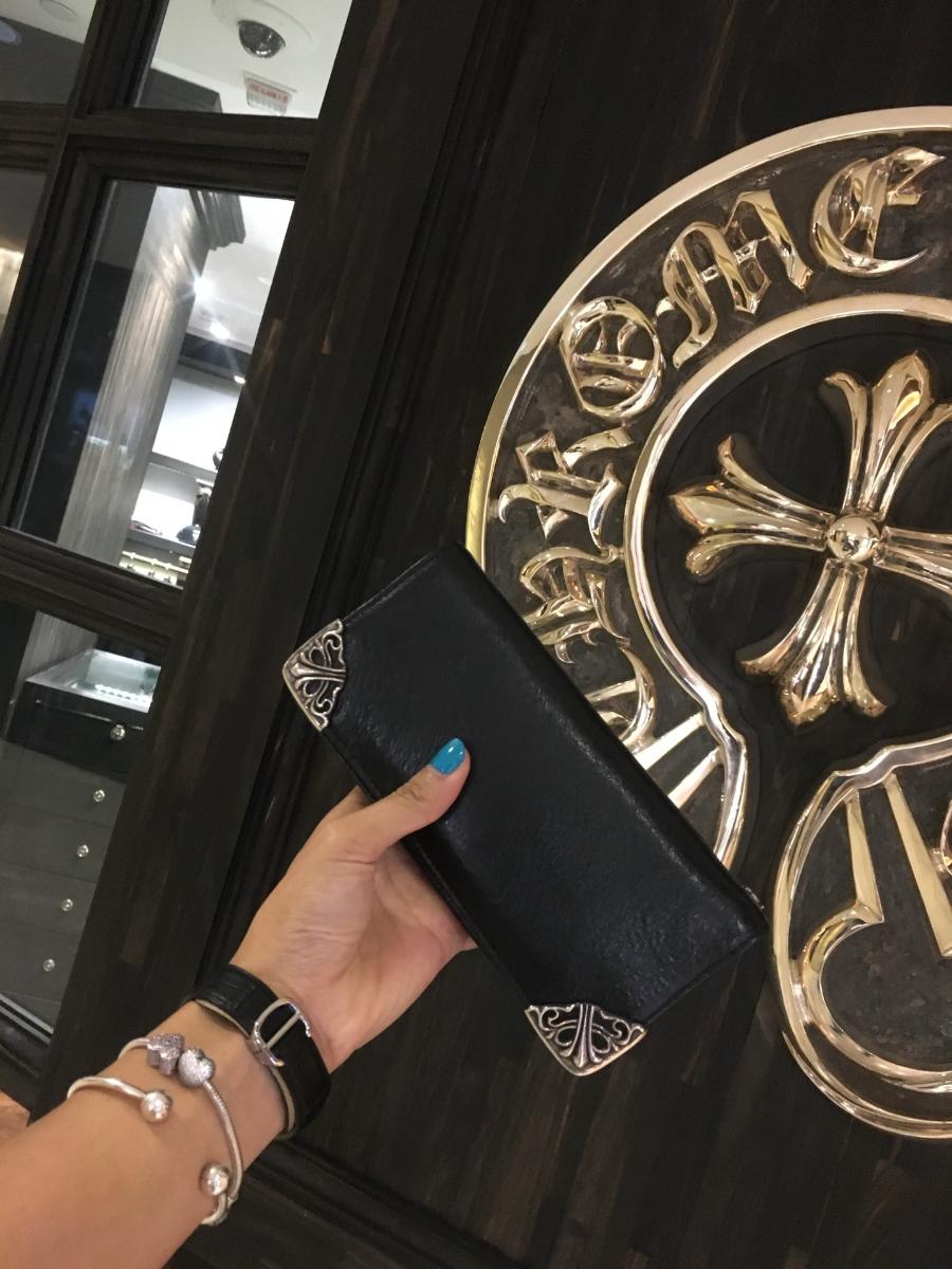 Chrome Hearts Long Wallet with Silver Corner 크롬하츠 실버 코너 장지갑 2
