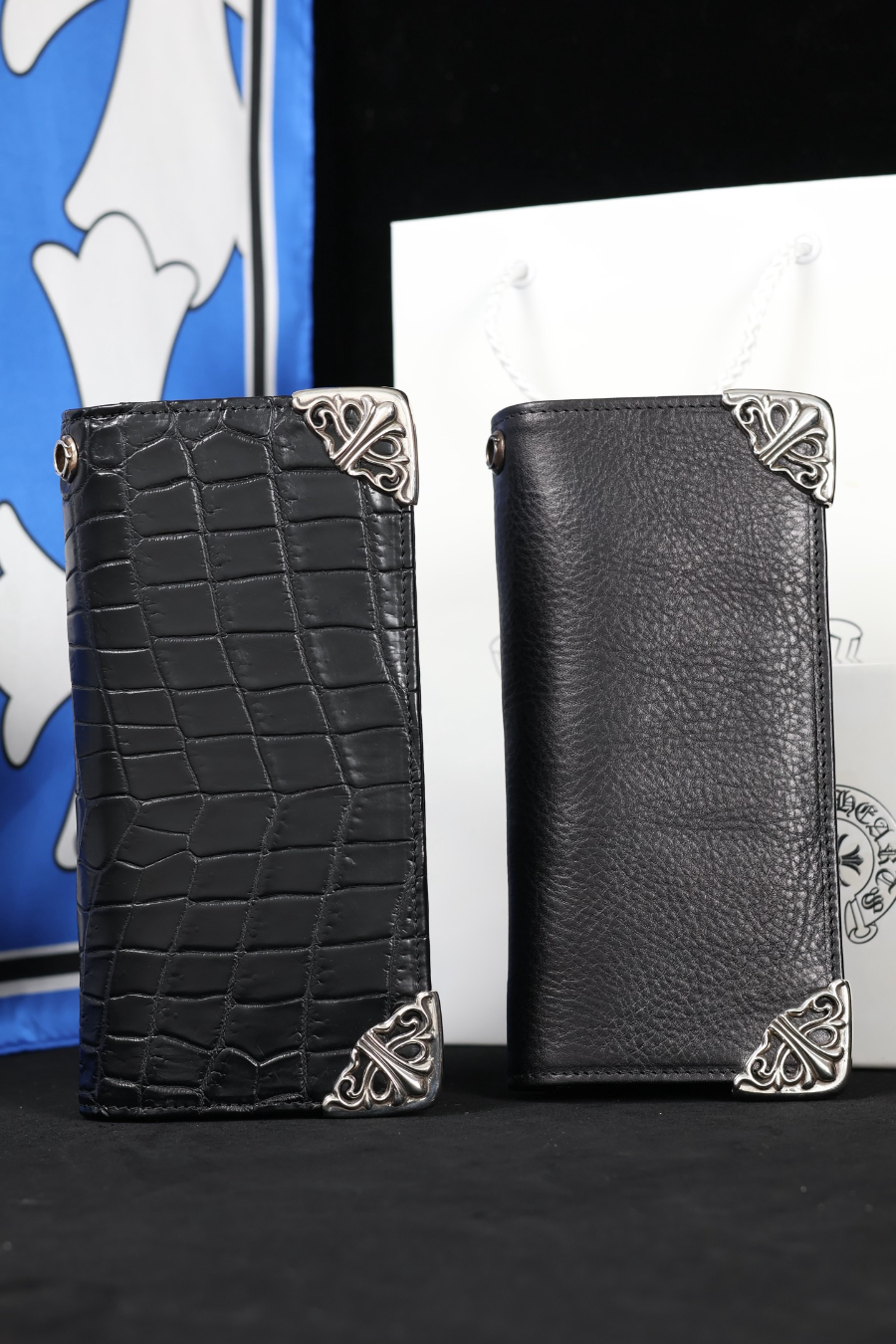 Chrome Hearts Long Wallet with Silver Corner 크롬하츠 실버 코너 장지갑 4