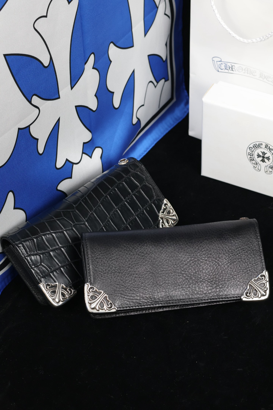 Chrome Hearts Long Wallet with Silver Corner 크롬하츠 실버 코너 장지갑 5