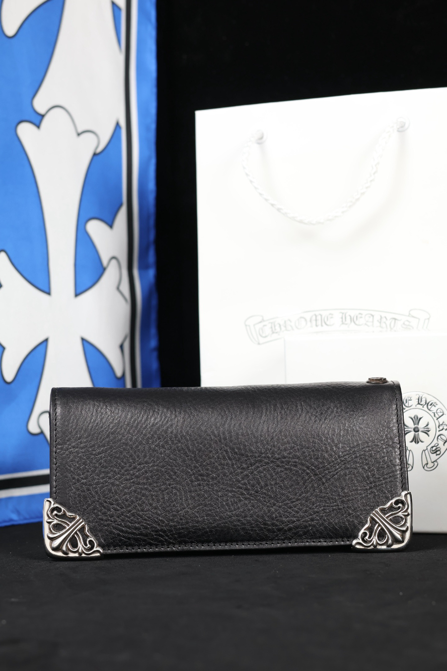 Chrome Hearts Long Wallet with Silver Corner 크롬하츠 실버 코너 장지갑 11