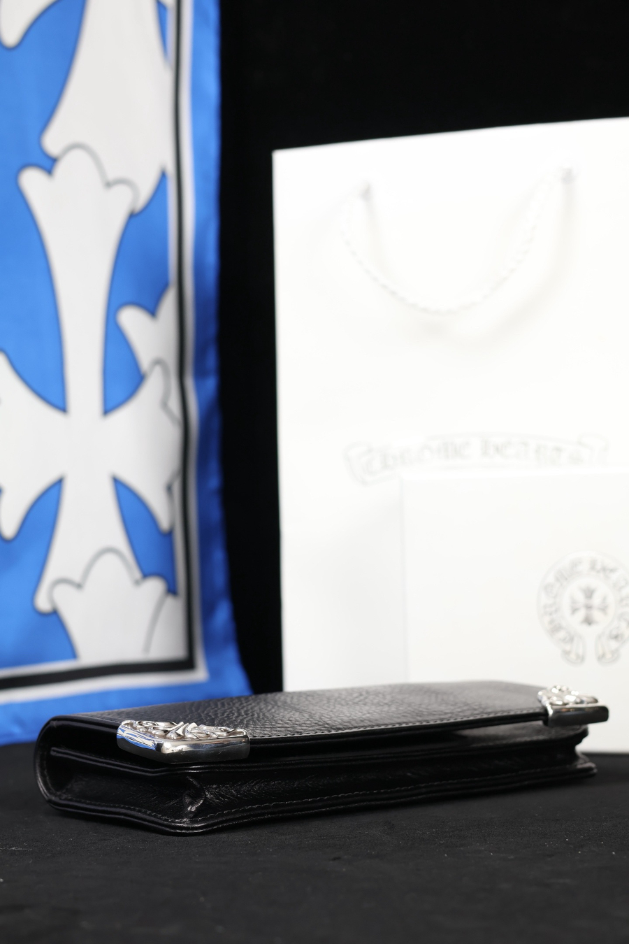 Chrome Hearts Long Wallet with Silver Corner 크롬하츠 실버 코너 장지갑 16