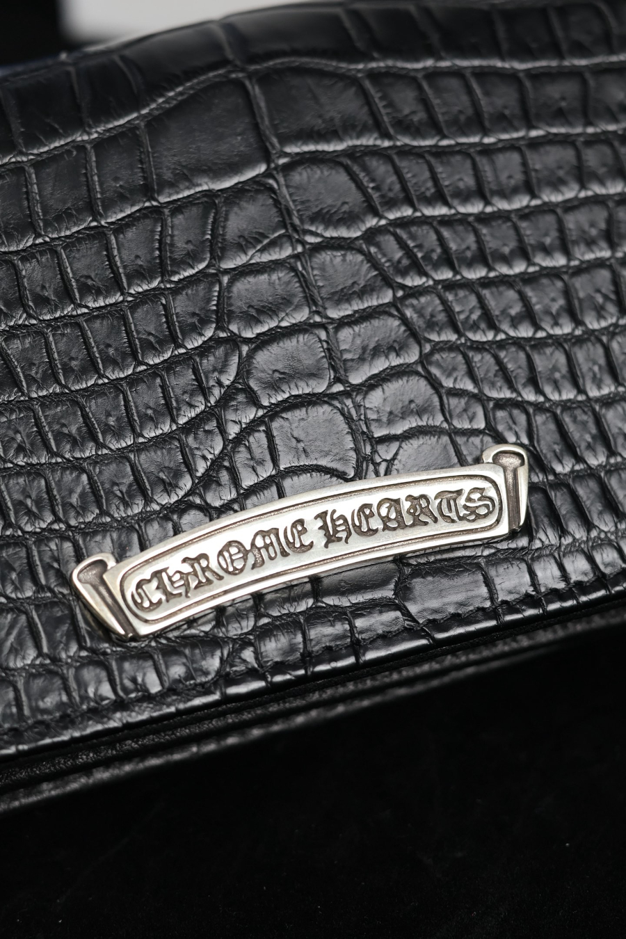 Chrome Hearts Crocodile Long Wallet with Silver Corner 크롬하츠 크로커다일 실버 코너 장지갑 16