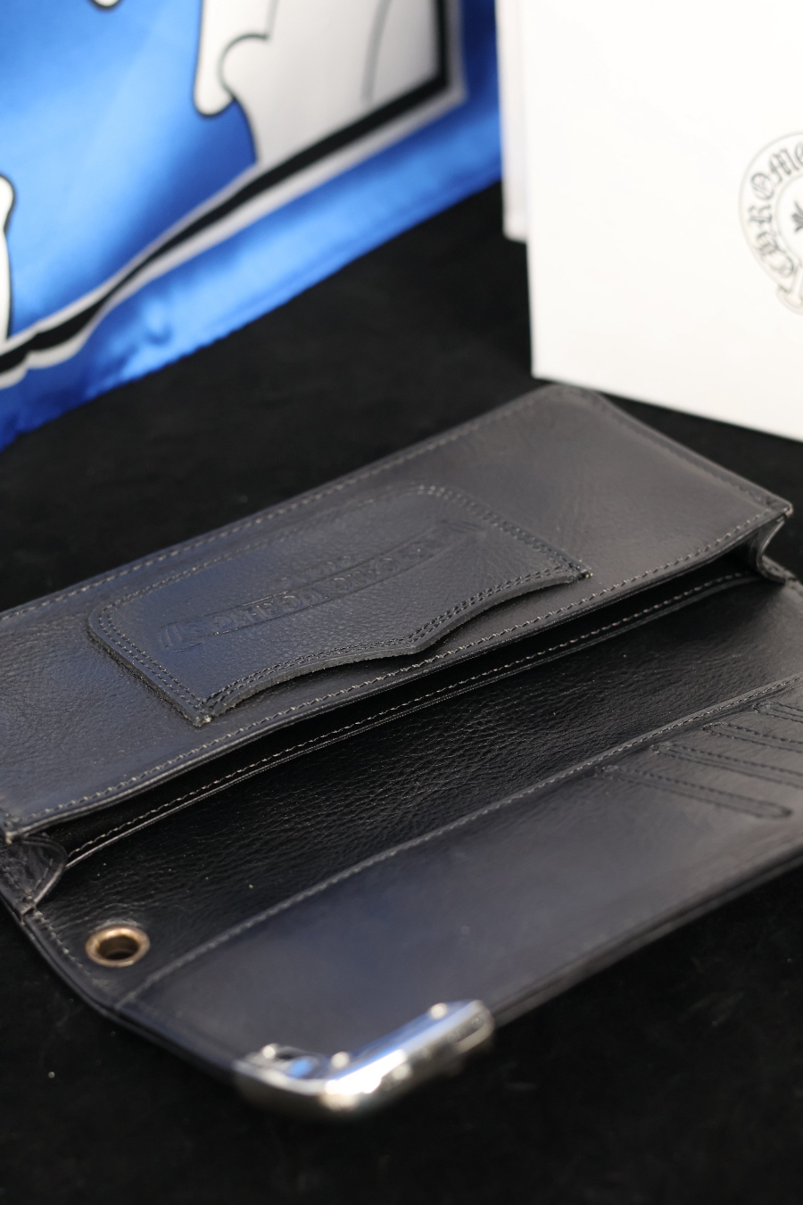 Chrome Hearts Crocodile Long Wallet with Silver Corner 크롬하츠 크로커다일 실버 코너 장지갑 19