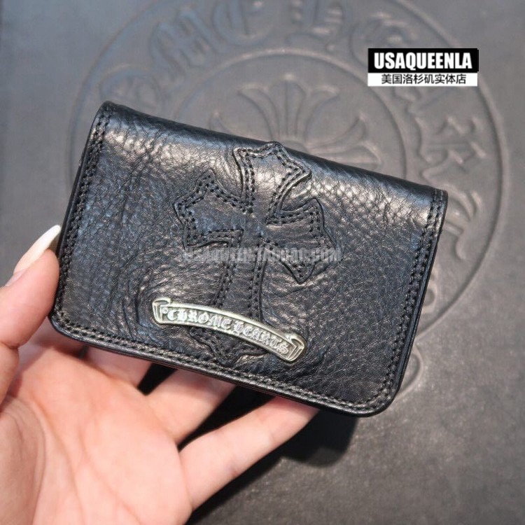 Chrome Hearts Cross Embossed Business Card Holder 크롬하츠 십자가 엠보스드 명함지갑 1