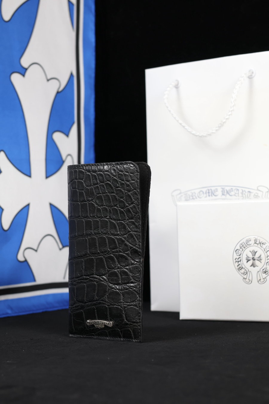 Chrome Hearts Crocodile Leather Phone Sleeve 크롬하츠 크로커다일 가죽 휴대폰 슬리브 (소형) 5