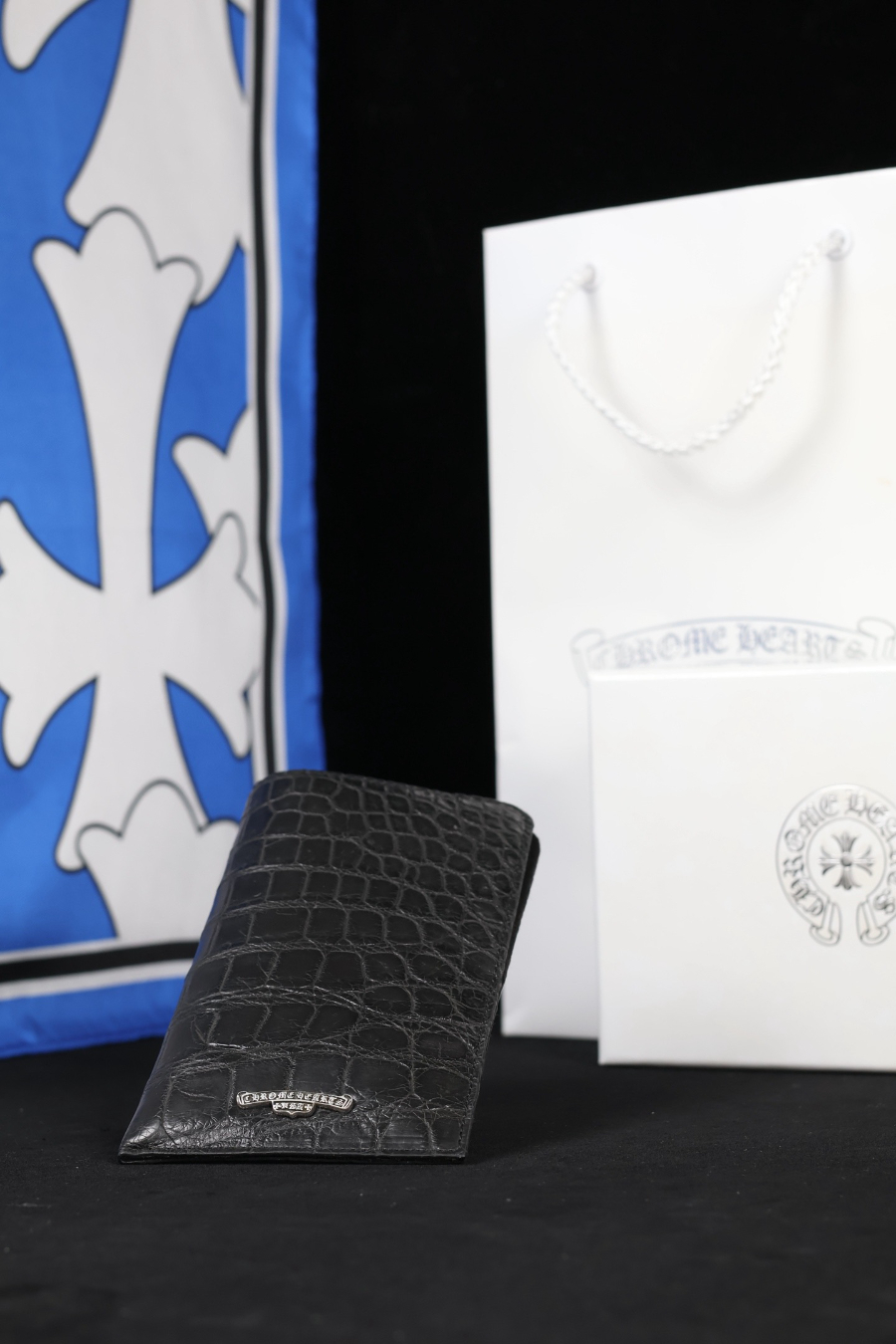 Chrome Hearts Crocodile Leather Phone Sleeve 크롬하츠 크로커다일 가죽 휴대폰 슬리브 (소형) 6