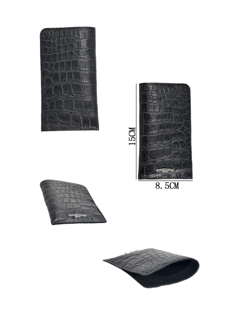 Chrome Hearts Crocodile Leather Phone Sleeve 크롬하츠 크로커다일 가죽 휴대폰 슬리브 (소형) 8