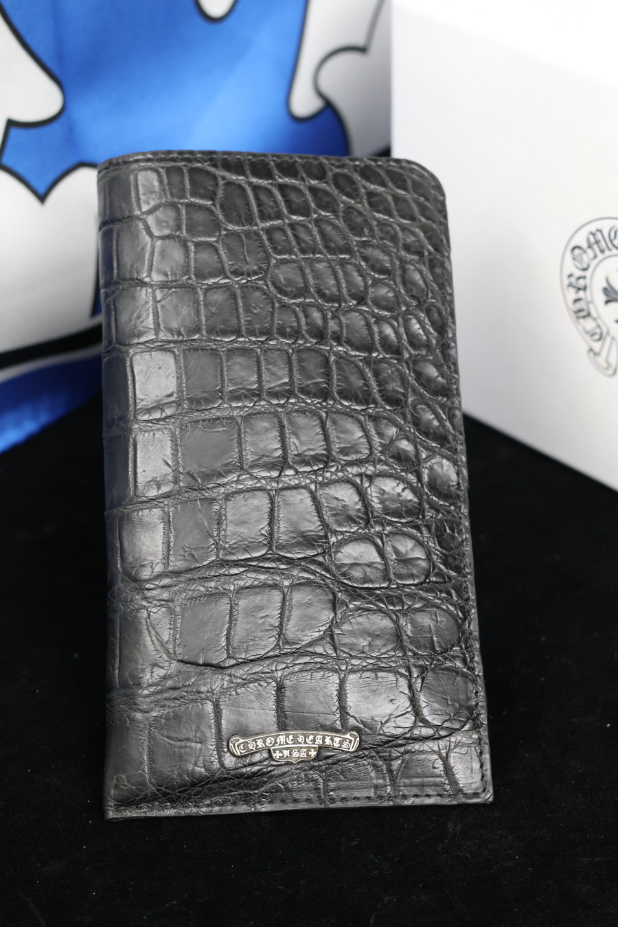 Chrome Hearts Crocodile Leather Phone Sleeve 크롬하츠 크로커다일 가죽 휴대폰 슬리브 (소형) 9