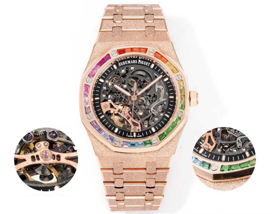 Audemars Piguet Royal Oak Openworked Rainbow 41mm 오데마 피게 로열 오크 오픈워크 레인보우 41mm 3