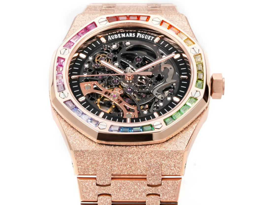 Audemars Piguet Royal Oak Openworked Rainbow 41mm 오데마 피게 로열 오크 오픈워크 레인보우 41mm 4