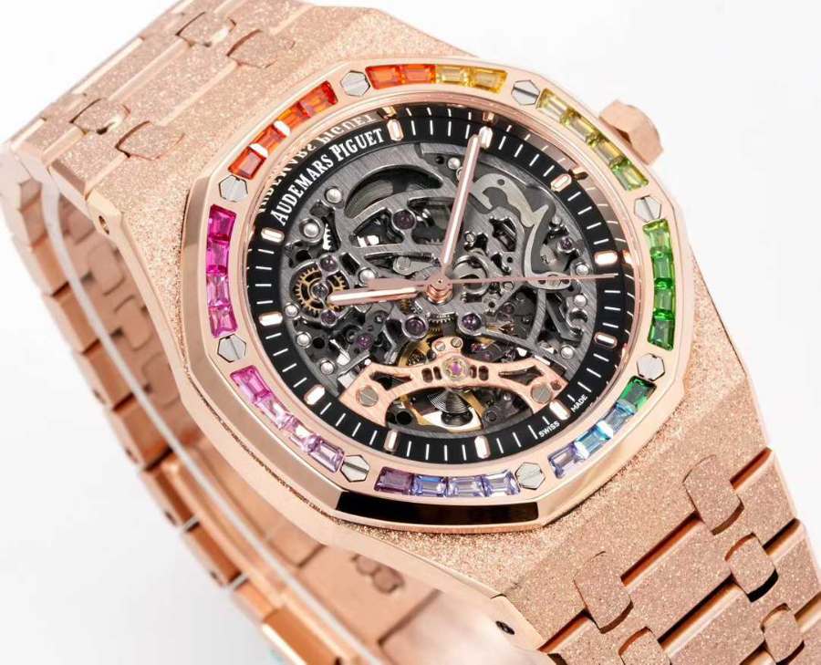 Audemars Piguet Royal Oak Openworked Rainbow 41mm 오데마 피게 로열 오크 오픈워크 레인보우 41mm 5