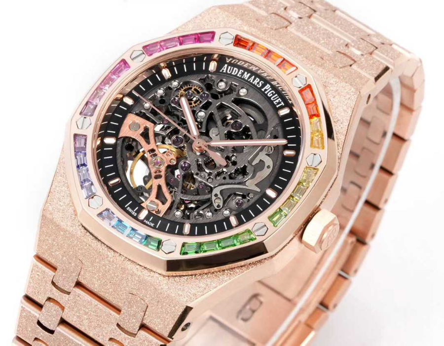 Audemars Piguet Royal Oak Openworked Rainbow 41mm 오데마 피게 로열 오크 오픈워크 레인보우 41mm 6