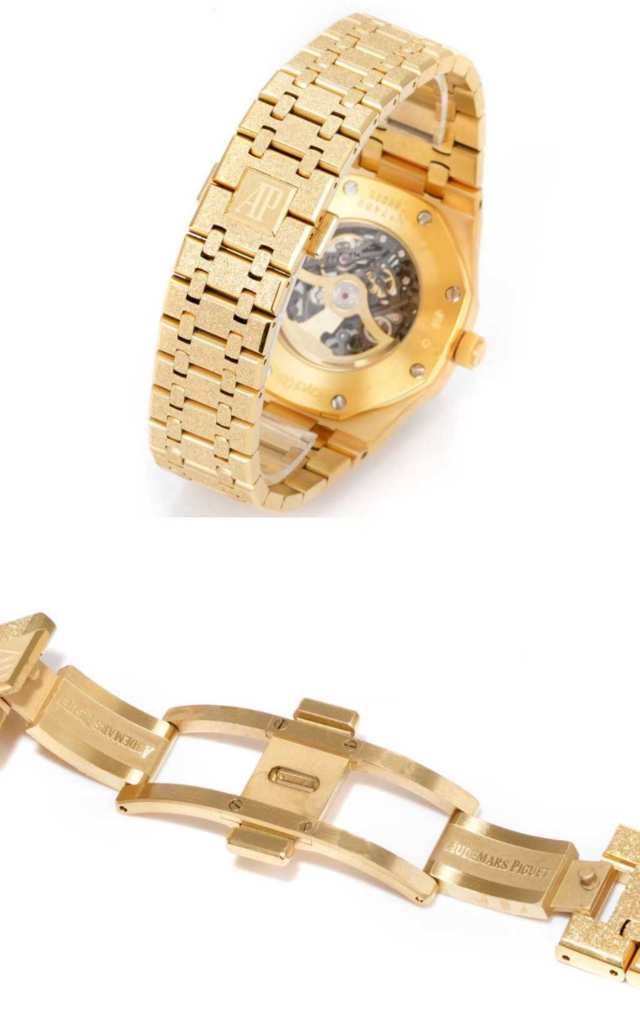 Audemars Piguet Royal Oak Openworked Rainbow 41mm 오데마 피게 로열 오크 오픈워크 레인보우 41mm 골드베젤 10