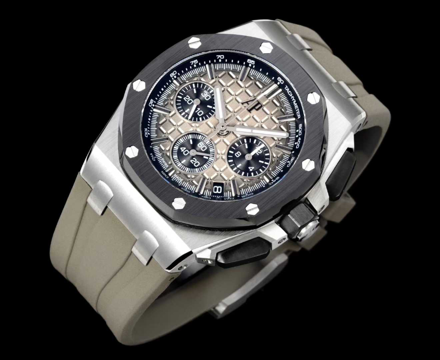 Audemars Piguet Royal Oak Offshore Chronograph 43mm Titanium 오데마 피게 로열 오크 오프쇼어 크로노그래프 43mm 티타늄 카키다이얼 4