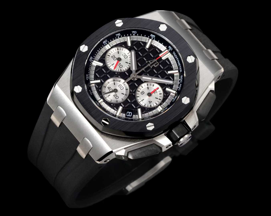 Audemars Piguet Royal Oak Offshore Chronograph 43mm Titanium 오데마 피게 로열 오크 오프쇼어 크로노그래프 43mm 티타늄 블랙다이얼 4