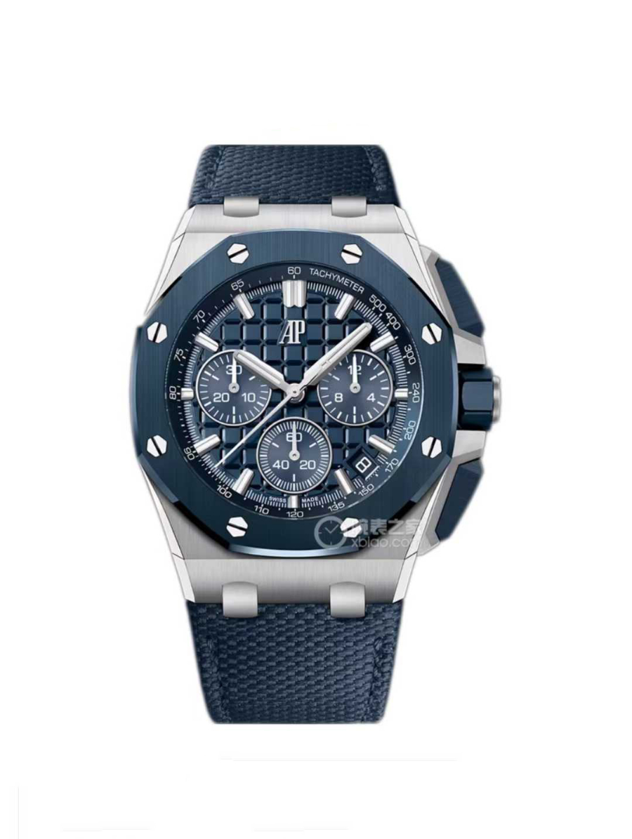Audemars Piguet Royal Oak Offshore Chronograph 43mm Titanium 오데마 피게 로열 오크 오프쇼어 크로노그래프 43mm 티타늄 네이비다이얼 2