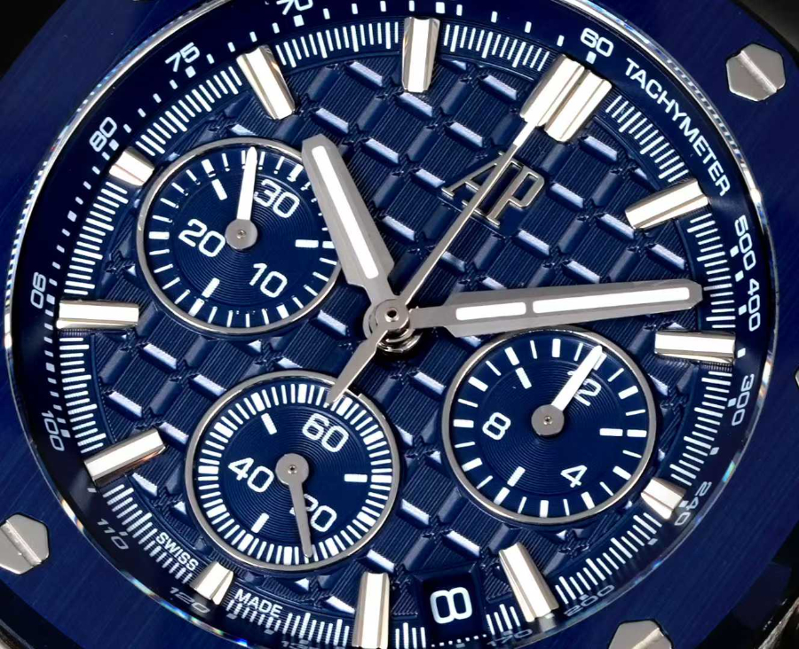 Audemars Piguet Royal Oak Offshore Chronograph 43mm Titanium 오데마 피게 로열 오크 오프쇼어 크로노그래프 43mm 티타늄 네이비다이얼 6