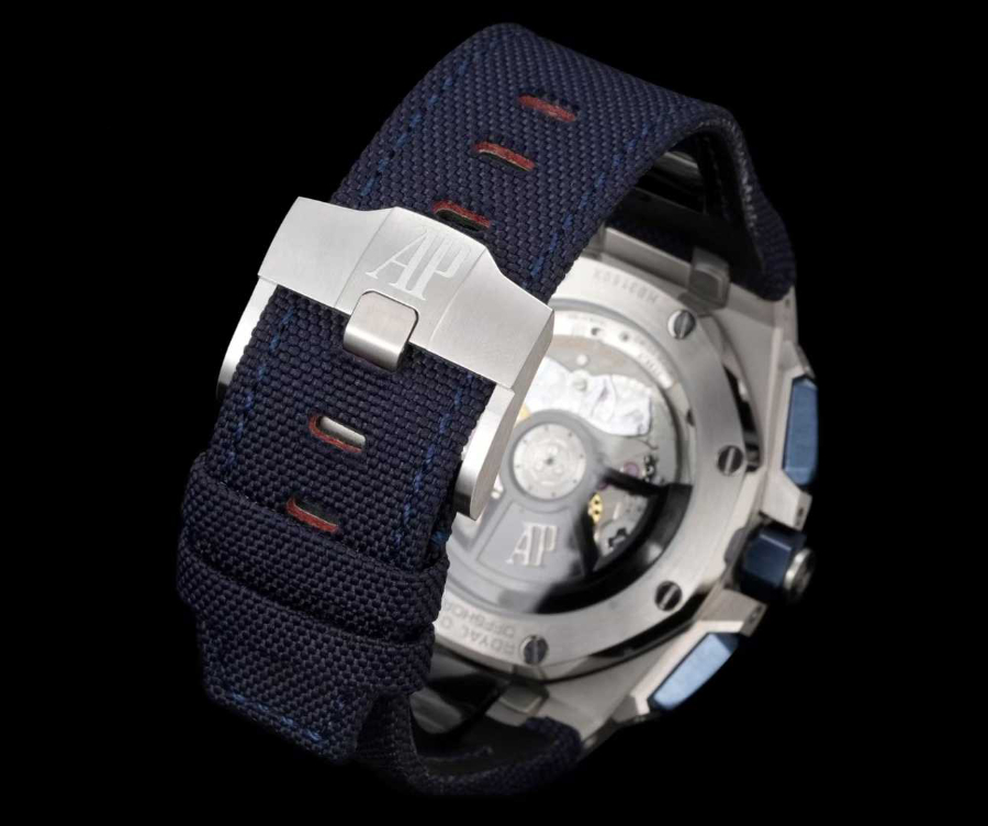 Audemars Piguet Royal Oak Offshore Chronograph 43mm Titanium 오데마 피게 로열 오크 오프쇼어 크로노그래프 43mm 티타늄 네이비다이얼 11