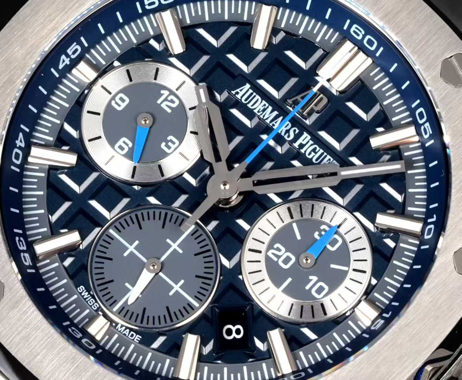 Audemars Piguet Royal Oak Offshore Chronograph 43mm Titanium 오데마 피게 로열 오크 오프쇼어 크로노그래프 43mm 티타늄 블루다이얼 6