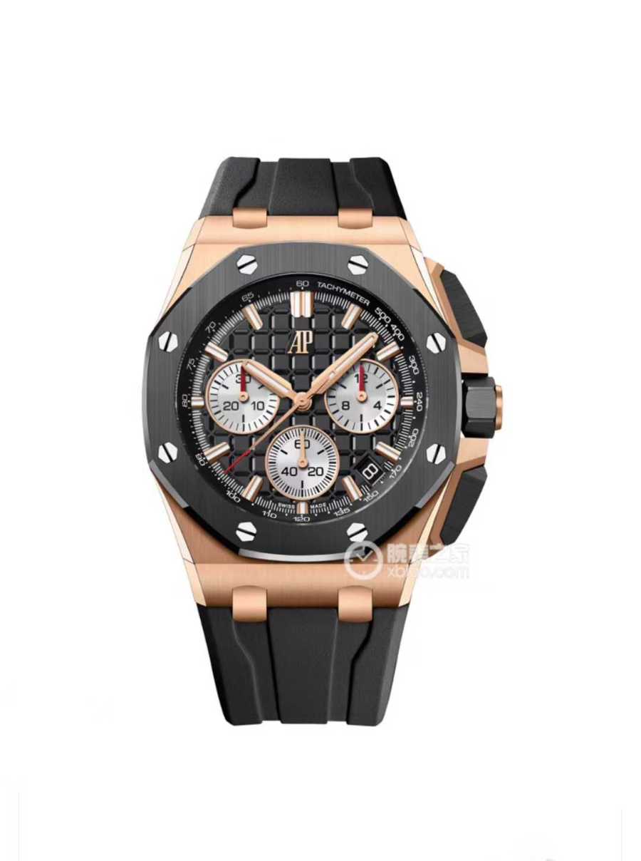 Audemars Piguet Royal Oak Offshore Chronograph 43mm Titanium 오데마 피게 로열 오크 오프쇼어 크로노그래프 43mm 티타늄 골드블랙다이얼 2