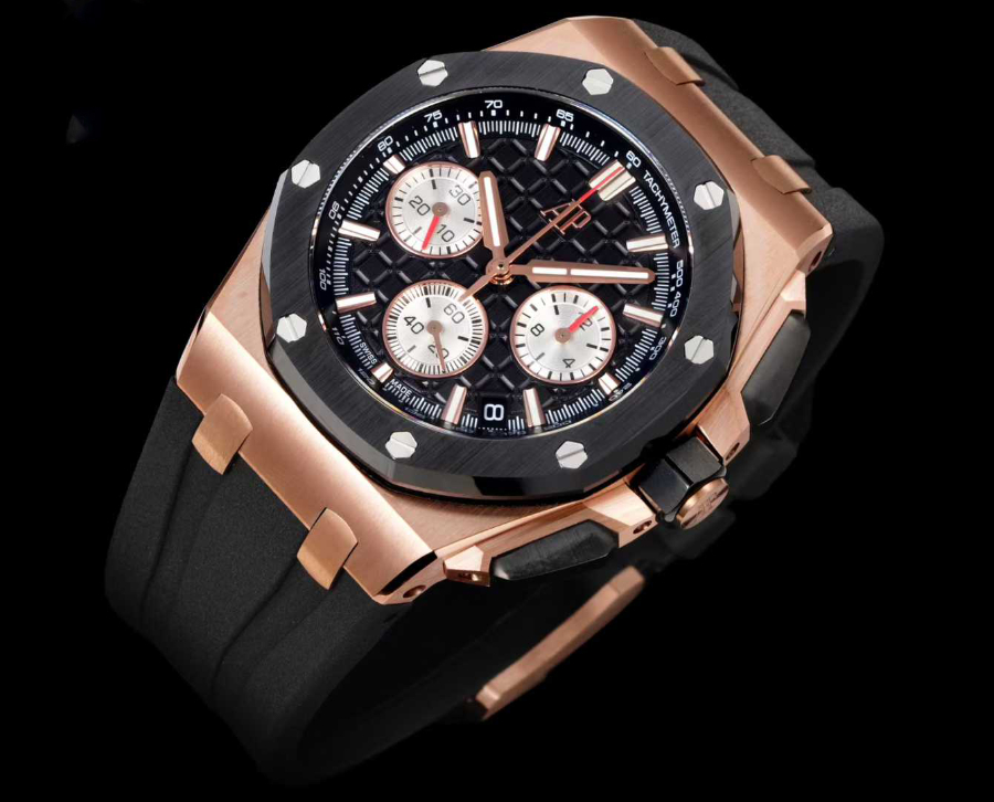 Audemars Piguet Royal Oak Offshore Chronograph 43mm Titanium 오데마 피게 로열 오크 오프쇼어 크로노그래프 43mm 티타늄 골드블랙다이얼 4