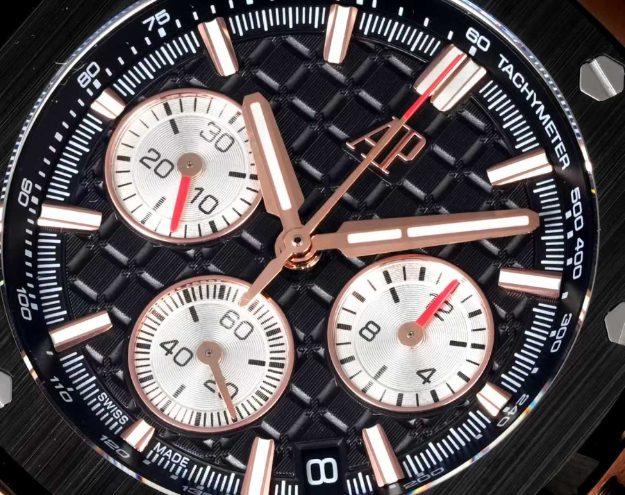 Audemars Piguet Royal Oak Offshore Chronograph 43mm Titanium 오데마 피게 로열 오크 오프쇼어 크로노그래프 43mm 티타늄 골드블랙다이얼 6