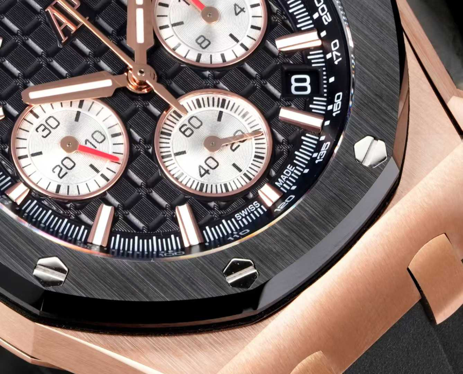 Audemars Piguet Royal Oak Offshore Chronograph 43mm Titanium 오데마 피게 로열 오크 오프쇼어 크로노그래프 43mm 티타늄 골드블랙다이얼 7