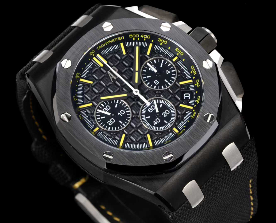 Audemars Piguet Royal Oak Offshore Chronograph 43mm Titanium 오데마 피게 로열 오크 오프쇼어 크로노그래프 43mm 티타늄 올블랙다이얼 5