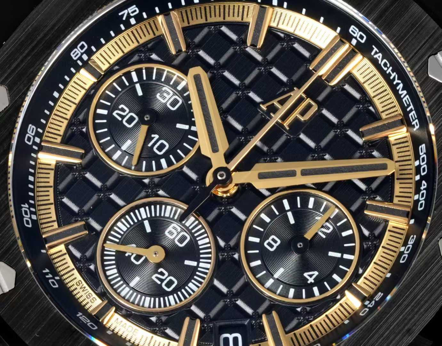 Audemars Piguet Royal Oak Offshore Chronograph 43mm Titanium 오데마 피게 로열 오크 오프쇼어 크로노그래프 43mm 티타늄 블랙골드다이얼 6