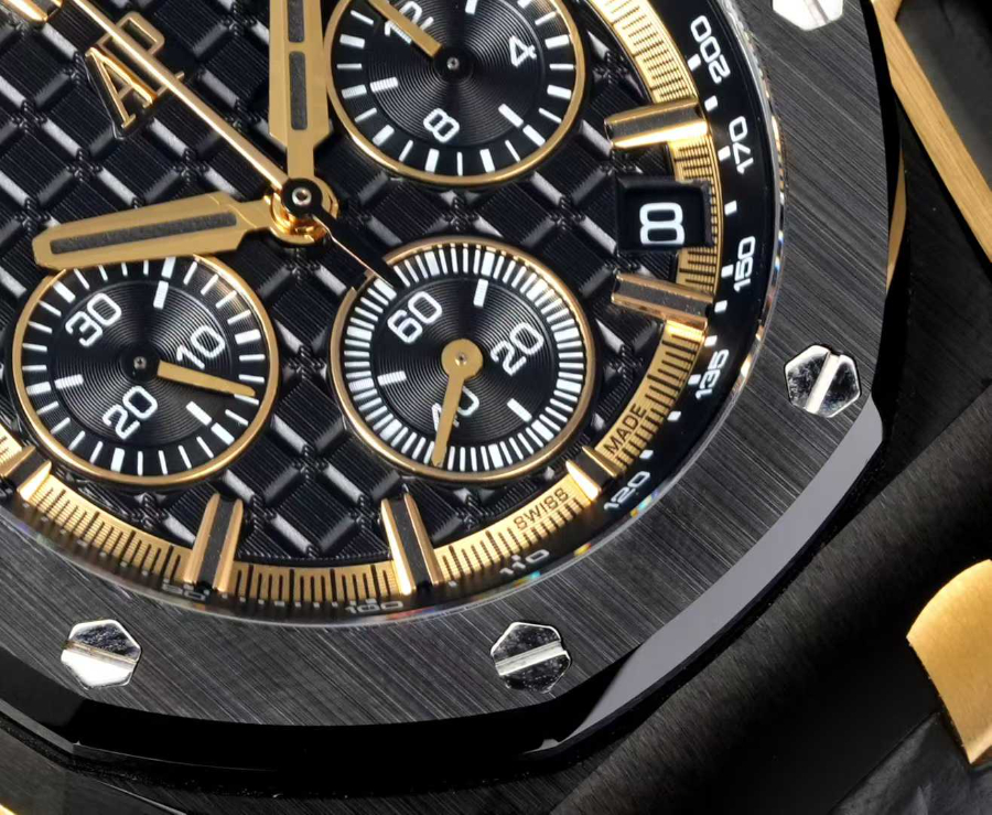 Audemars Piguet Royal Oak Offshore Chronograph 43mm Titanium 오데마 피게 로열 오크 오프쇼어 크로노그래프 43mm 티타늄 블랙골드다이얼 7