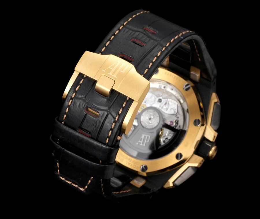 Audemars Piguet Royal Oak Offshore Chronograph 43mm Titanium 오데마 피게 로열 오크 오프쇼어 크로노그래프 43mm 티타늄 블랙골드다이얼 11