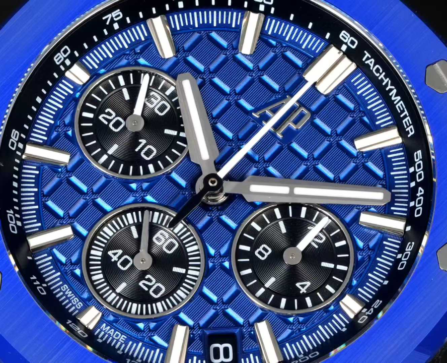 Audemars Piguet Royal Oak Offshore Chronograph 43mm Titanium 오데마 피게 로열 오크 오프쇼어 크로노그래프 43mm 티타늄 올블루다이얼 6