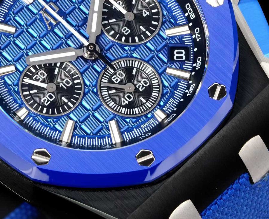 Audemars Piguet Royal Oak Offshore Chronograph 43mm Titanium 오데마 피게 로열 오크 오프쇼어 크로노그래프 43mm 티타늄 올블루다이얼 7