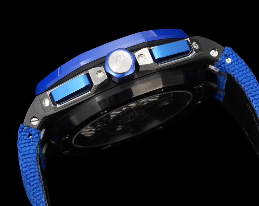 Audemars Piguet Royal Oak Offshore Chronograph 43mm Titanium 오데마 피게 로열 오크 오프쇼어 크로노그래프 43mm 티타늄 올블루다이얼 8