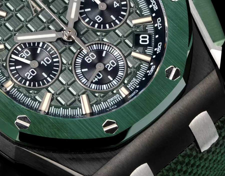 Audemars Piguet Royal Oak Offshore Chronograph 43mm Titanium 오데마 피게 로열 오크 오프쇼어 크로노그래프 43mm 티타늄 다크그린다이얼 7