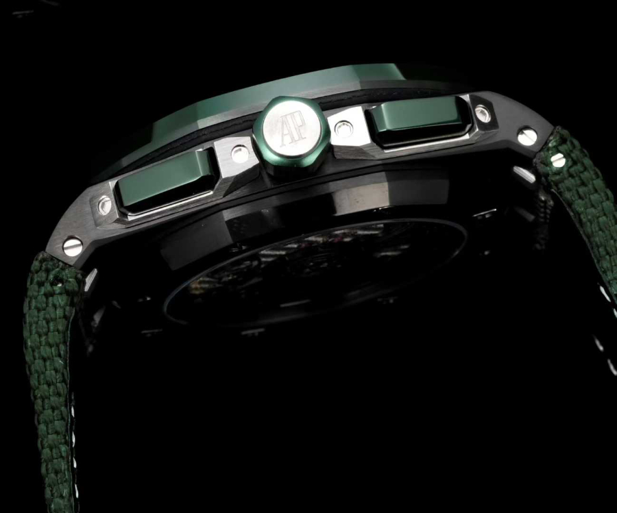 Audemars Piguet Royal Oak Offshore Chronograph 43mm Titanium 오데마 피게 로열 오크 오프쇼어 크로노그래프 43mm 티타늄 다크그린다이얼 8