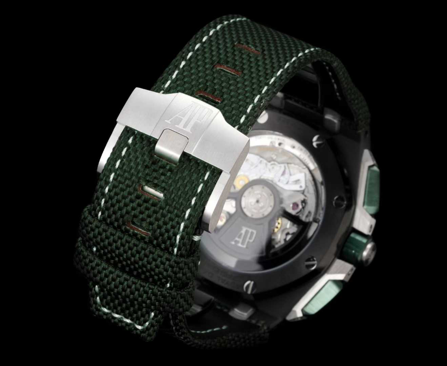 Audemars Piguet Royal Oak Offshore Chronograph 43mm Titanium 오데마 피게 로열 오크 오프쇼어 크로노그래프 43mm 티타늄 다크그린다이얼 11