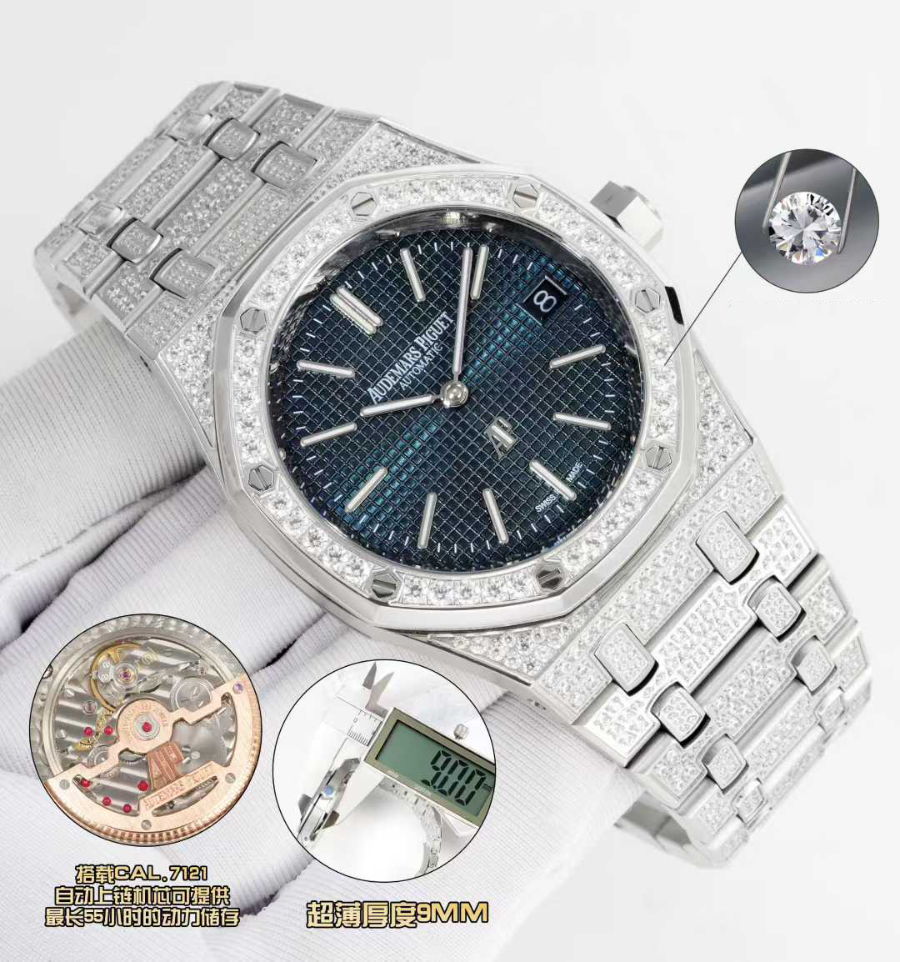 Audemars Piguet Royal Oak Selfwinding 39mm Blue Dial 오데마 피게 로열 오크 셀프와인딩 39mm 블루 다이얼 3