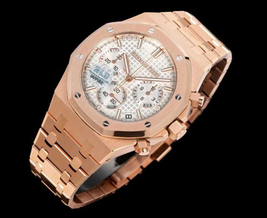 Audemars Piguet Royal Oak Chronograph 26240 Series 오데마 피게 로열 오크 크로노그래프 26240 시리즈 브론즈베젤 화이트다이얼 4
