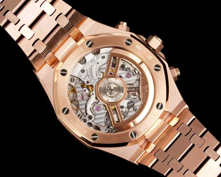 Audemars Piguet Royal Oak Chronograph 26240 Series 오데마 피게 로열 오크 크로노그래프 26240 시리즈 브론즈베젤 화이트다이얼 9