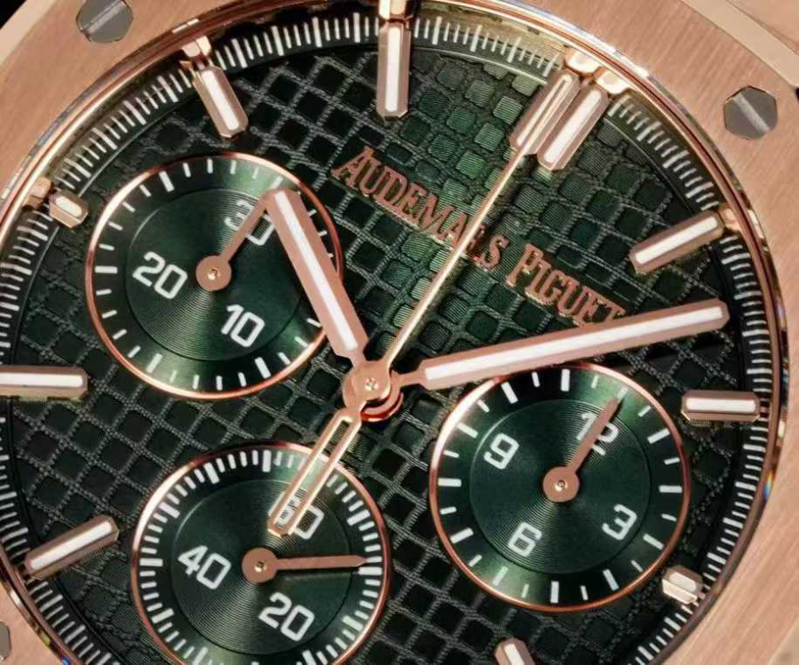 Audemars Piguet Royal Oak Chronograph 26240 Series 오데마 피게 로열 오크 크로노그래프 26240 시리즈 브론즈베젤 다크그린다이얼 6