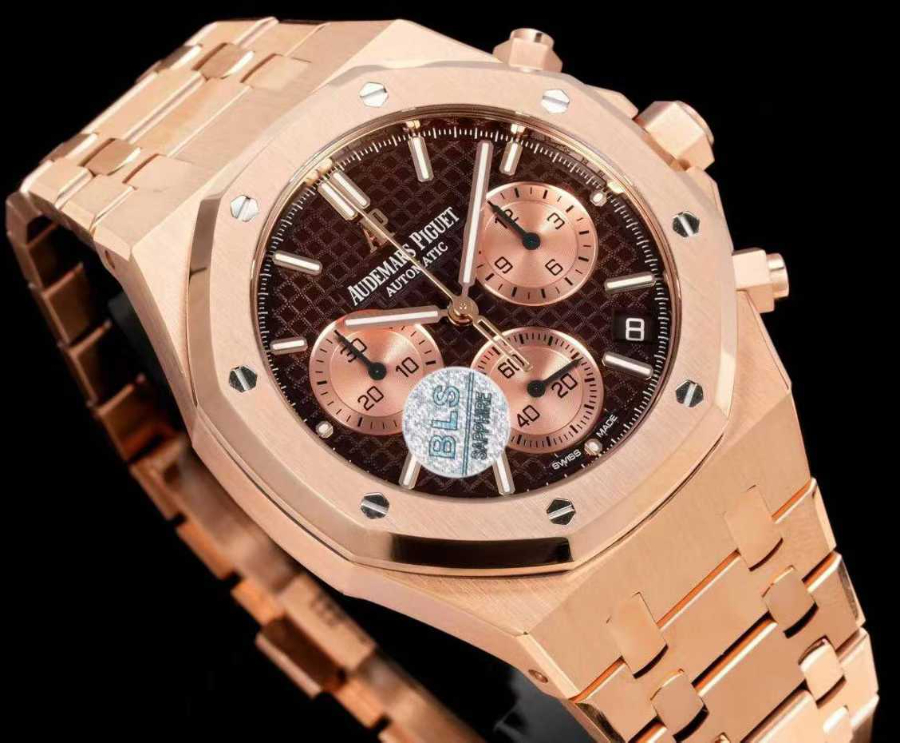 Audemars Piguet Royal Oak Chronograph 26240 Series 오데마 피게 로열 오크 크로노그래프 26240 시리즈 브론즈베젤 브라운다이얼 4