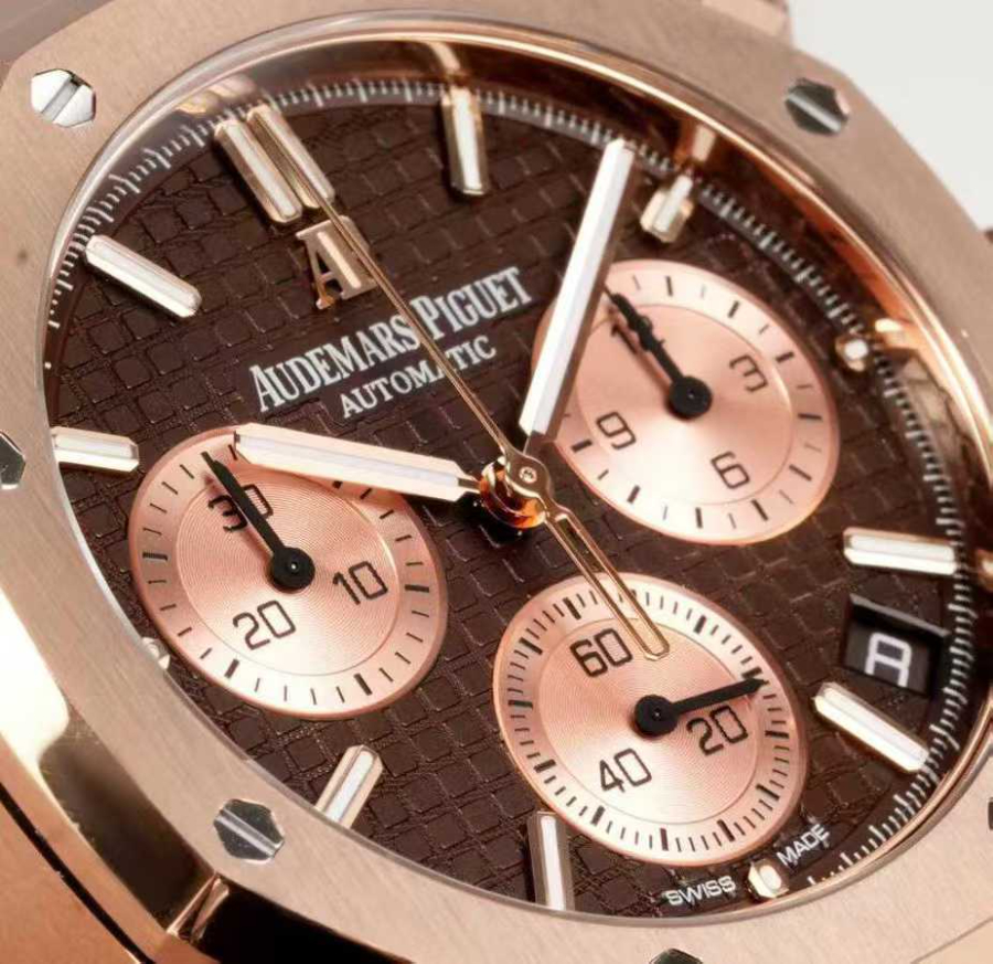 Audemars Piguet Royal Oak Chronograph 26240 Series 오데마 피게 로열 오크 크로노그래프 26240 시리즈 브론즈베젤 브라운다이얼 6