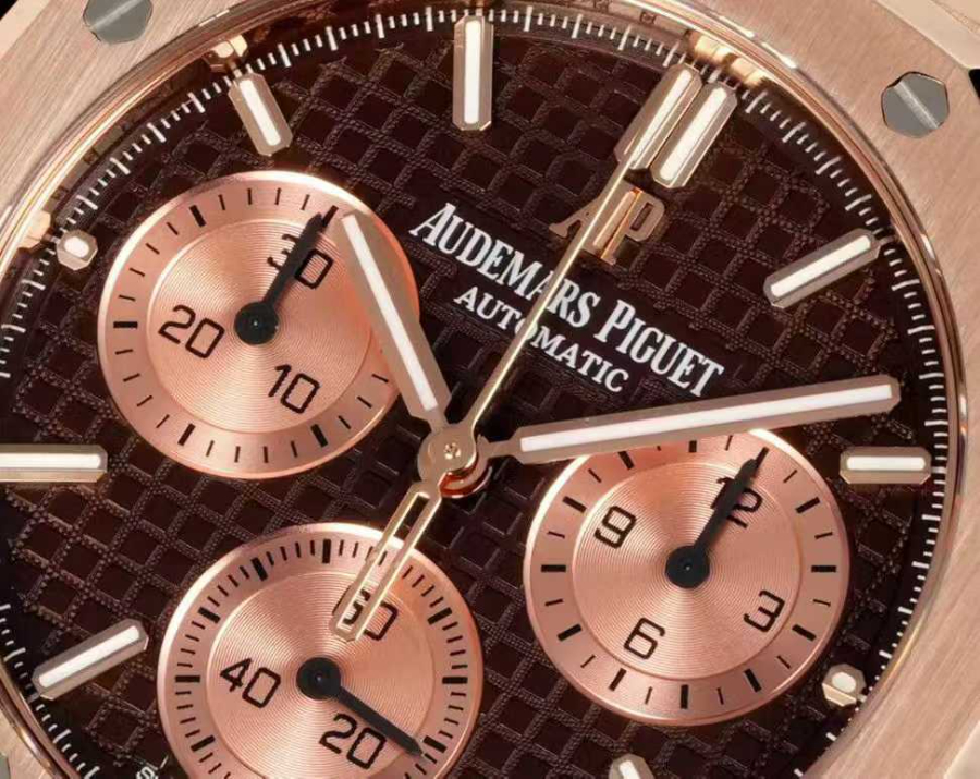 Audemars Piguet Royal Oak Chronograph 26240 Series 오데마 피게 로열 오크 크로노그래프 26240 시리즈 브론즈베젤 브라운다이얼 7