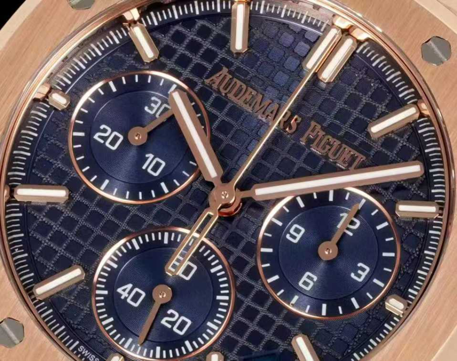 Audemars Piguet Royal Oak Chronograph 26240 Series 오데마 피게 로열 오크 크로노그래프 26240 시리즈 브론즈베젤 네이비다이얼 6