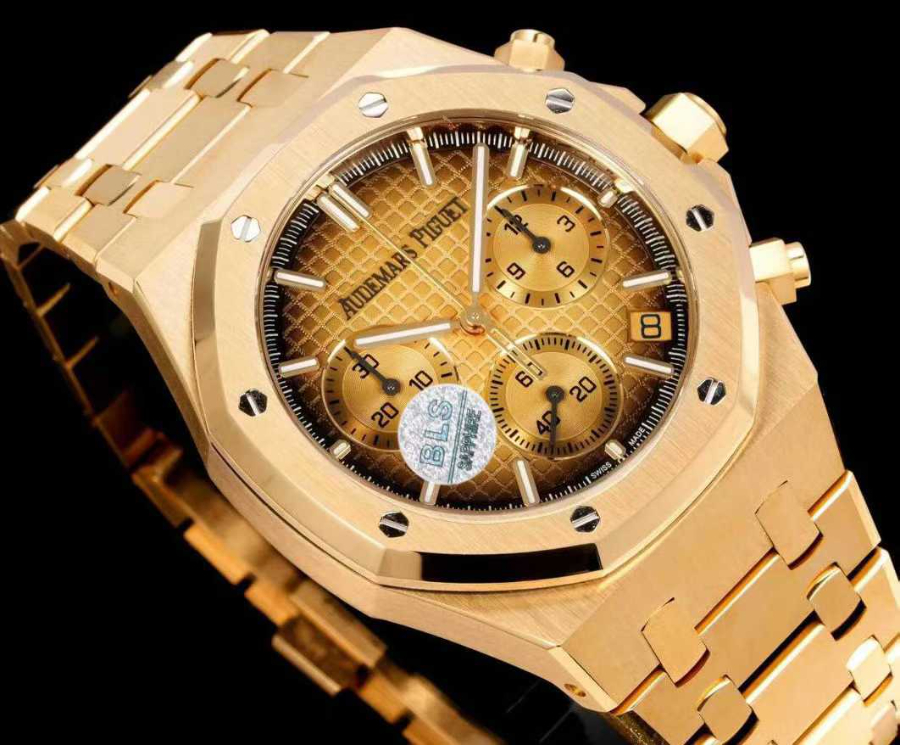 Audemars Piguet Royal Oak Chronograph 26240 Series 오데마 피게 로열 오크 크로노그래프 26240 시리즈 골드베젤 브라운다이얼 4