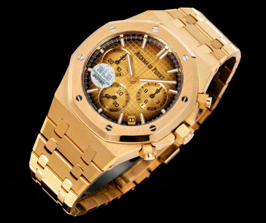 Audemars Piguet Royal Oak Chronograph 26240 Series 오데마 피게 로열 오크 크로노그래프 26240 시리즈 골드베젤 브라운다이얼 5